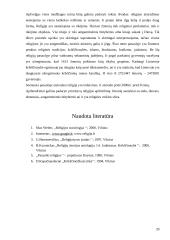 Religijų įvairovė bei lietuvių statistinis priklausymas religinėms bendruomenėms 19 puslapis