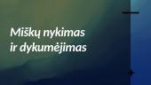 Miškų nykimas ir dykumėjimas
