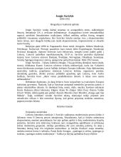 Jurgis Savickis biografijos ypatumai