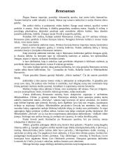 Renesansas ir pagrindiniai Renesanso atstovai 2 puslapis