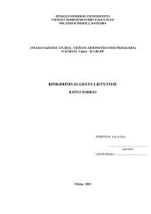 Rinkiminė elgsena Lietuvoje