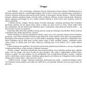 Ubagas - Bliūno novelės analizė