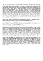 Garšvos santykis su Dievu „Balta drobulė“