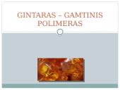 Gintaras – gamtinis polimeras