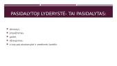 Distributed leadership (pasidalytoji lyderystė) 7 puslapis