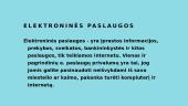 Apie elektronines paslaugas 3 puslapis