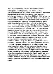 Kas savame krašte geriau negu svetimame?