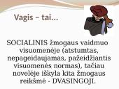 Moralės klausimai novelėje "Vagis" 4 puslapis