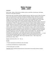 Balys Sruoga 1896 – 1947 