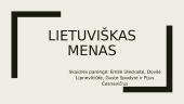 Lietuviškas menas
