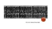 Disidentinis judėjimas Lietuvoje 1953-1990