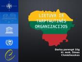 Lietuva ir tarptautinės organizacijos