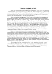 Kuo svarbi žmogui kūryba?