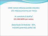 Infliacija Zimbabvėje pristatymas 3 puslapis