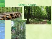 Miškai – pasaulio turtas pristatymas 14 puslapis