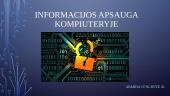 Informacijos apsauga kompiuteryje ir virusai