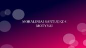 Moraliniai santuokos motyvai