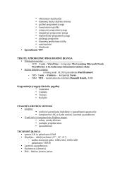 Programinė įranga - gera teorija 4 puslapis