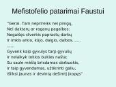 J. V. Gėtės “Faustas” – filosofinė drama 11 puslapis