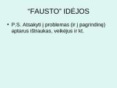 J. V. Gėtės “Faustas” – filosofinė drama 7 puslapis