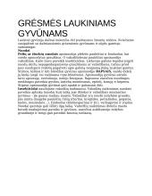 Grėsmės laukiniams gyvūnams