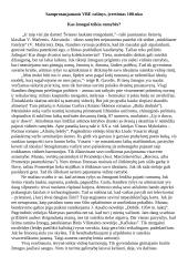 Kas žmogui teikia ramybės?