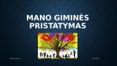 Mano giminės pristatymas