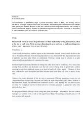 The pros and cons of students sitting tests