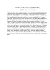 Apie kokias moralines vertybes svarbu kalbėti šiandien