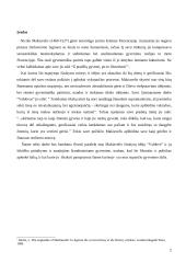 N. Makiavelis "Valdovas" - pagrindinės temos 2 puslapis
