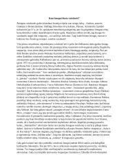 Kam žmogui duota vaizduotė