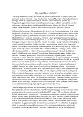 Kam žmogui duota vaizduotė? (Maironis, Radauskas)