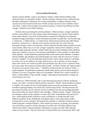 Kartų santykiai literatūroje (Biliūnas, Milošas)