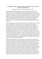 Kas būdinga jūsų studijuotų romanų neigiamiems personažams? Kaip autoriai sukuria neigiamą tų personažų įspūdį?