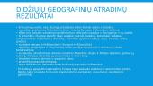 Didžiųjų geografinių atradimų rezultatai pristatymas 5 puslapis