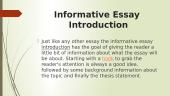 Informative essay pristatymas 4 puslapis