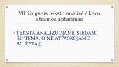VBE – ar AŠ pasiruošęs? Pristatymas apie rašinio rašymą 17 puslapis