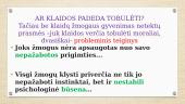 VBE – ar AŠ pasiruošęs? Pristatymas apie rašinio rašymą 9 puslapis
