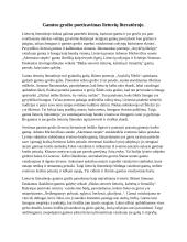 Gamtos grožio poetizavimas lietuvių literatūroje