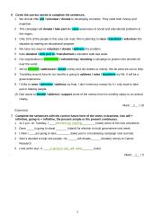 Test on unit 4 3 puslapis