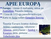 Europa skaidrės 3 puslapis