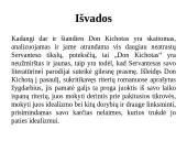 Servantesas „Don Kichotas“ riteris ir kova už gėrį 10 puslapis