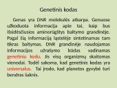 DNR, baltymai ir organizmo požymiai 8 puslapis
