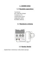 Varistoriaus charakteristikų tyrimas 2 puslapis