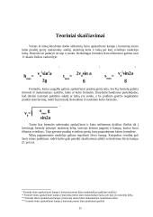 Katapultas. Kampu į horizontą mesto kūno judėjimui tirti 11 puslapis