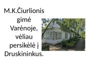 Mikalojus Konstantinas Čiurlionis 1875–1911 2 puslapis