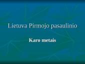 Lietuva Pirmojo pasaulinio karo metu