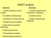 Įmonės pristatymas, analizė: UAB “Vimota“  16 puslapis