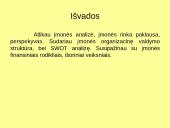Įmonės pristatymas, analizė: UAB “Vimota“  18 puslapis
