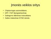Įmonės pristatymas, analizė: UAB “Vimota“  10 puslapis